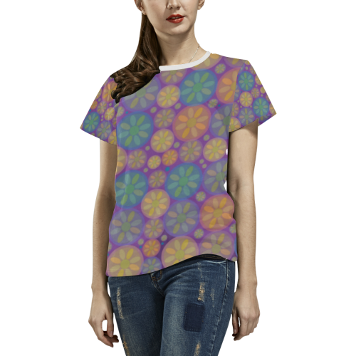 zappwaits beautiful 04 All Over Print T-shirt for Women/Large Size (USA Size) (Model T40)