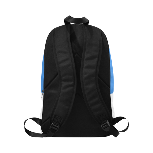 ChickBiker Blue Fabric Backpack for Adult (Model 1659)