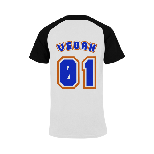 No. 1 Vegan Men's Raglan T-shirt (USA Size) (Model T11)