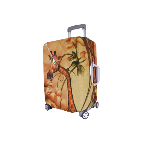Cute unicorn giraffe Luggage Cover/Small 18"-21"