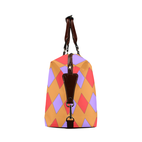 Harlequin Diamond Carnival Classic Travel Bag (Model 1643) Remake