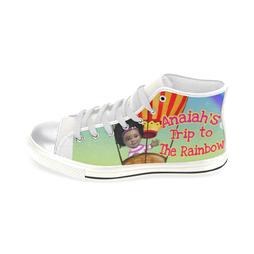 Adult Women Anaiah Ad Women's Classic High Top Canvas Shoes (Model 017)