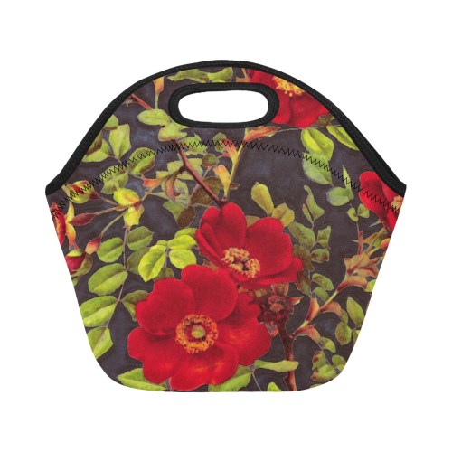 flowers #flowers #pattern #flora Neoprene Lunch Bag/Small (Model 1669)