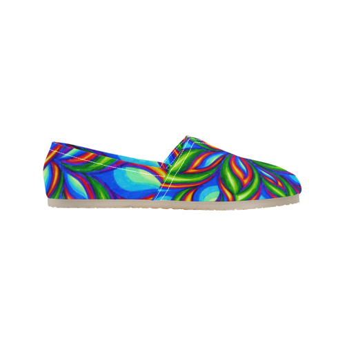 Lost in the Leaves Women's Classic Canvas Slip-On (Model 1206)