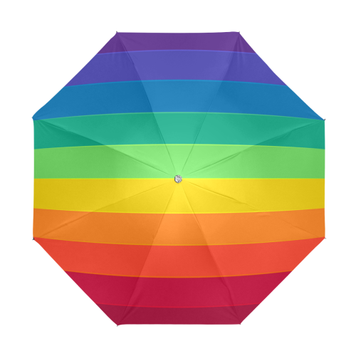 Horizontal Rainbow Anti-UV Foldable Umbrella (U08)