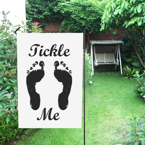 Tickle me Garden Flag 28''x40'' （Without Flagpole）