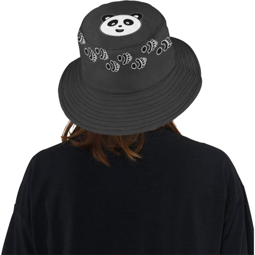 panda Love All Over Print Bucket Hat