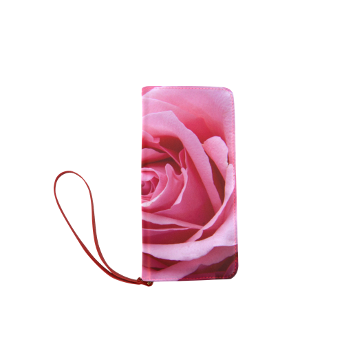 Roses pink Women's Clutch Wallet (Model 1637)