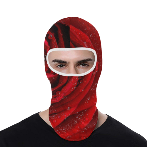 Red rosa All Over Print Balaclava