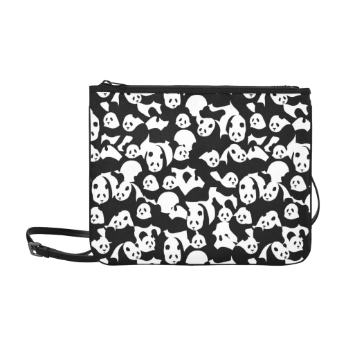 Panda Pattern Slim Clutch Bag (Model 1668)
