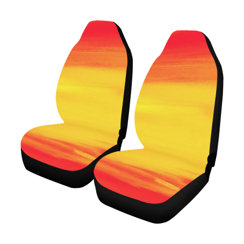 Orange Sunset Vision Car Seat Covers (Set of 2)