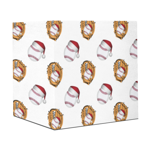 Christmas Baseball and Glove Sports Gift Wrapping Paper 58"x 23" (3 Rolls)