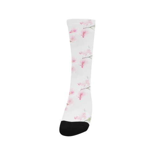Pattern Orchidées Trouser Socks (For Men)
