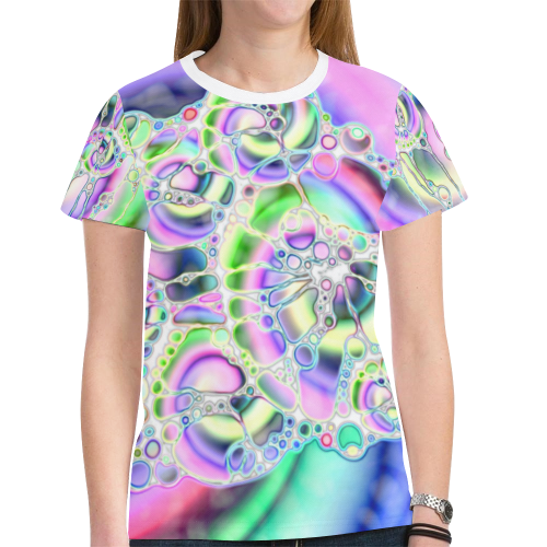 Neuro Art - Power Tree 1 New All Over Print T-shirt for Women (Model T45)