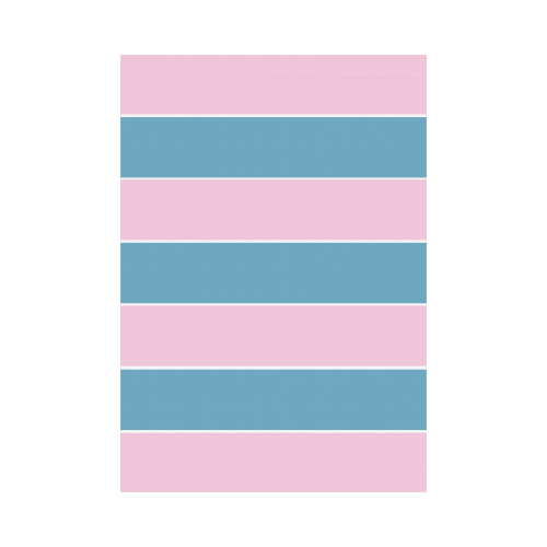 Transsexual Flag Garden Flag 28''x40'' （Without Flagpole）