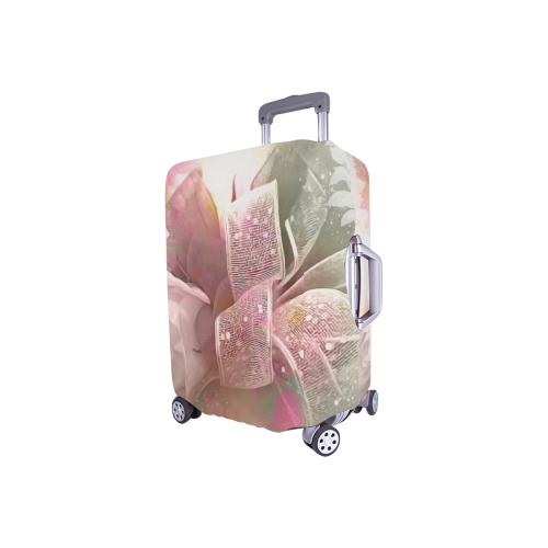 Beautiful soft roses Luggage Cover/Small 18"-21"