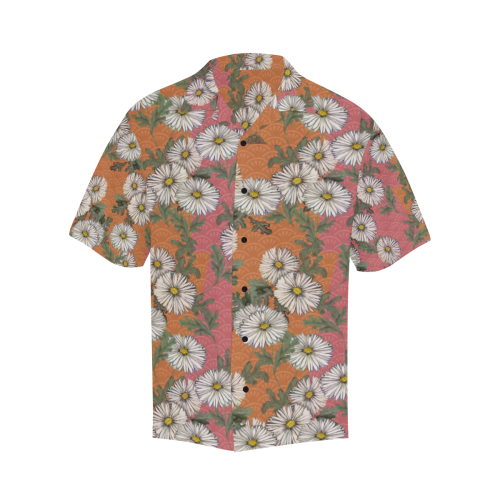 The Lowest of Low Daisies Peach Hawaiian Shirt (Model T58)