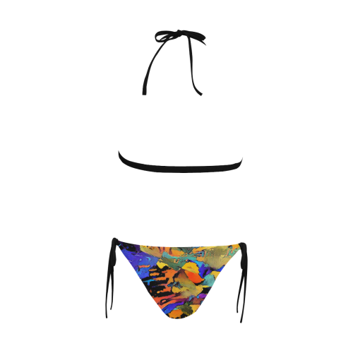 tasting desire 9d Buckle Front Halter Bikini Swimsuit (Model S08)