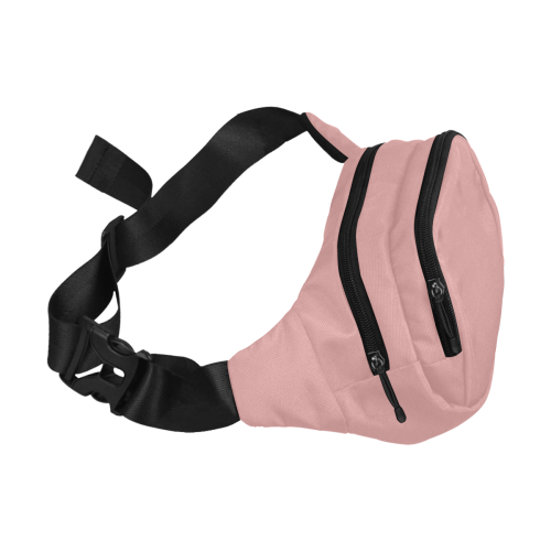 Color Solid Pressed Rose Fanny Pack/Small (Model 1677)