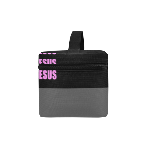 JESUS G/PINK Cosmetic Bag/Large (Model 1658)