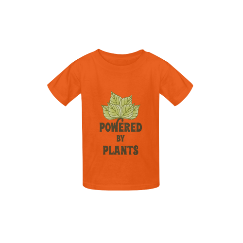 Powered by Plants (vegan) Kid's  Classic T-shirt (Model T22)