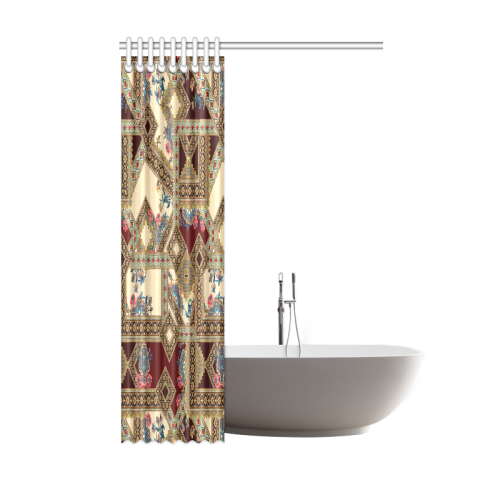 Luxury Abstract Design Shower Curtain 48"x72"