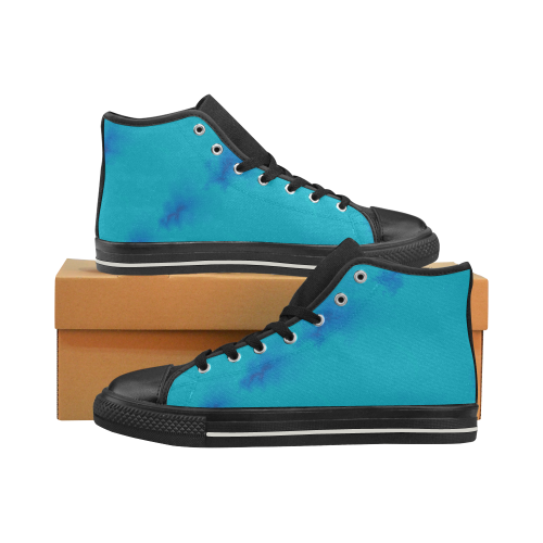 Stain Men’s Classic High Top Canvas Shoes (Model 017)