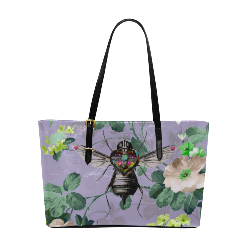 Psychedelic Beescape 2 Euramerican Tote Bag/Large (Model 1656)