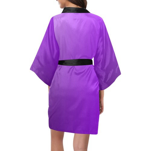 Violet and Purple Ombre Kimono Robe