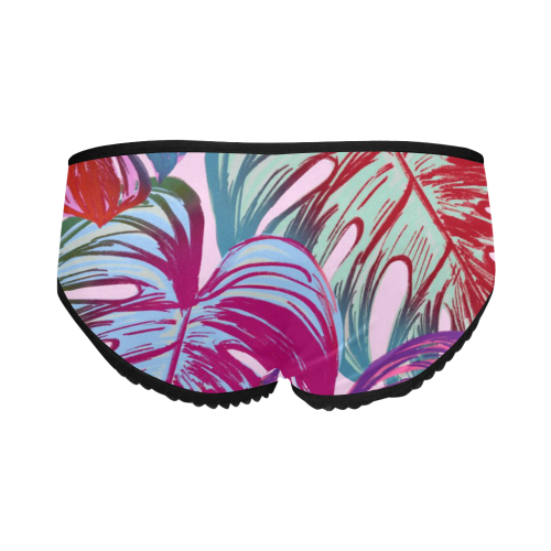 Pretty Leaves B by JamColors Women's All Over Print Classic Briefs (Model L13)