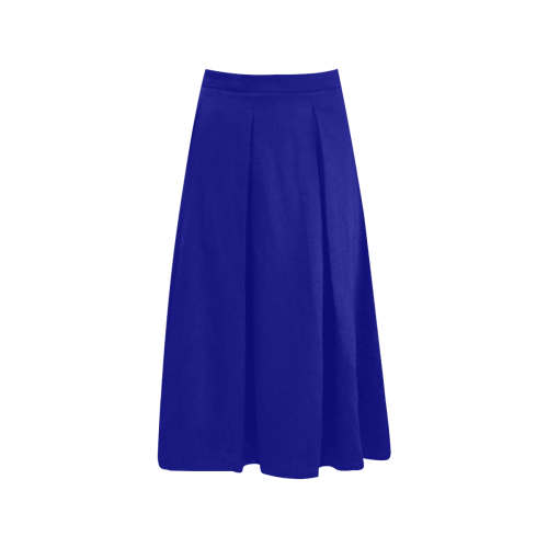 color navy Aoede Crepe Skirt (Model D16)