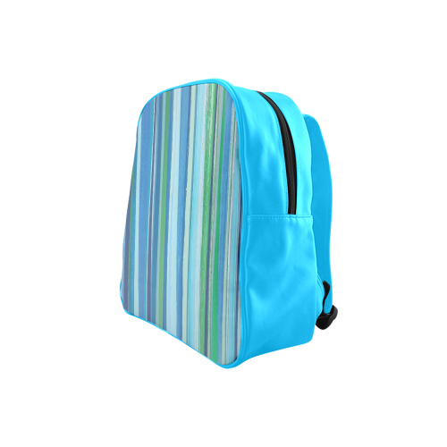 painted stripe School Backpack (Model 1601)(Small)