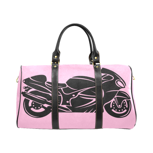 Busa Light Pink New Waterproof Travel Bag/Large (Model 1639)