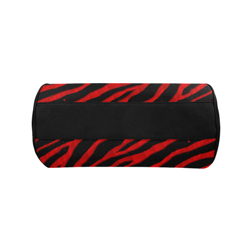 Ripped SpaceTime Stripes - Red Duffle Bag (Model 1679)