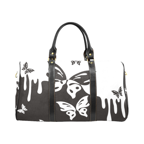 Animals Nature - Splashes Tattoos with Butterflies New Waterproof Travel Bag/Large (Model 1639)