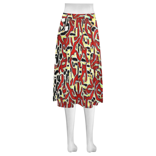 Ghost Mnemosyne Women's Crepe Skirt (Model D16)