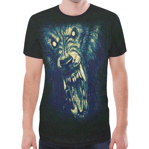 Werewolf Horror Underground Graphic Tee New All Over Print T-shirt for Men (Model T45)