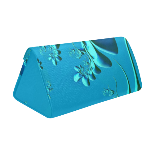 amazing floral fractal A by JamColors Custom Foldable Glasses Case
