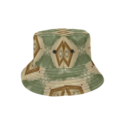 Geometric Camo All Over Print Bucket Hat