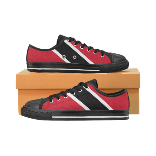 Trinidad and Tobago flag Women's Classic Canvas Shoes (Model 018) ID