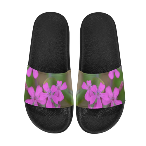 Sweet William Catchfly Slides Women's Slide Sandals (Model 057)
