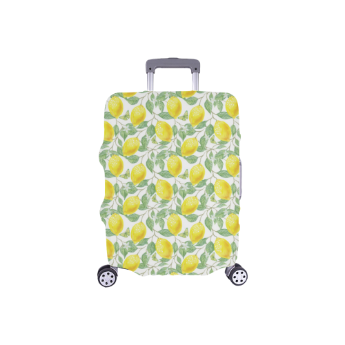 Lemons And Butterfly Luggage Cover/Small 18"-21"