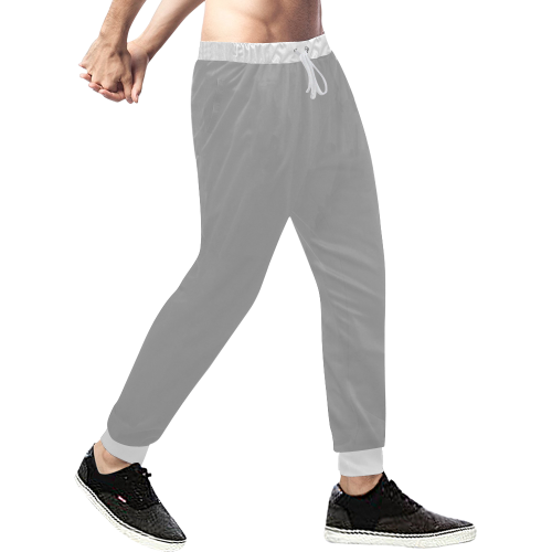 color dark grey Men's All Over Print Sweatpants (Model L11)