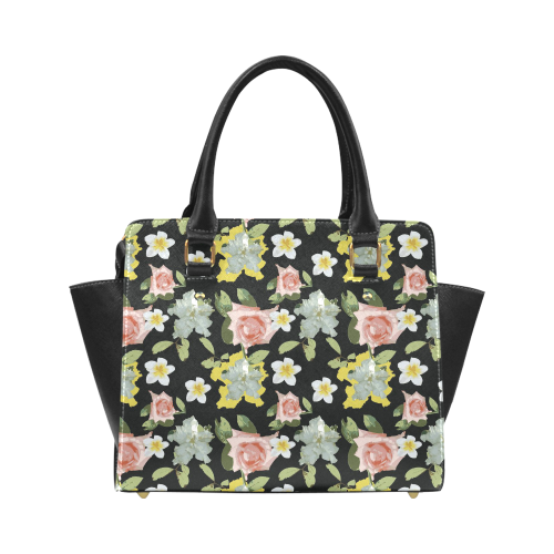 classic handbag floral mix Classic Shoulder Handbag (Model 1653)