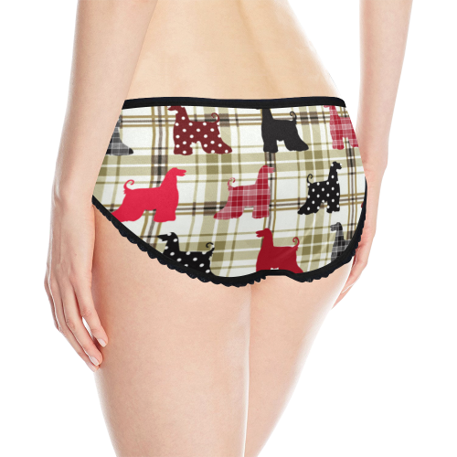 Afghan Hound Women's All Over Print Classic Briefs (Model L13)