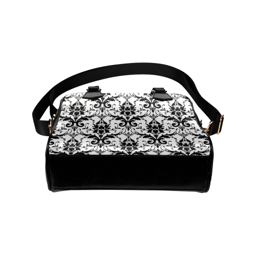 Black&White Shoulder Handbag (Model 1634)