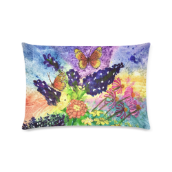 Bluebonnet Bouquet 16x24 Pillowcase Custom Zippered Pillow Case 16"x24"(Twin Sides)