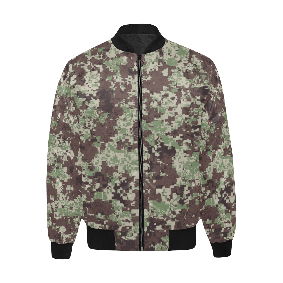 Spec4ce-Afghan-Forest All Over Print Quilted Bomber Jacket for Men ...