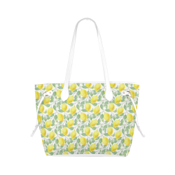 Lemons And Butterfly Clover Canvas Tote Bag (Model 1661)