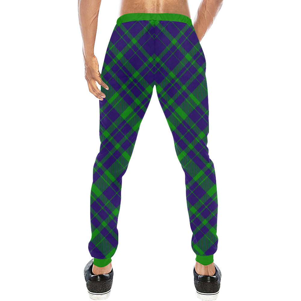 MacBean Modern Tartan Plaid Sweatpant